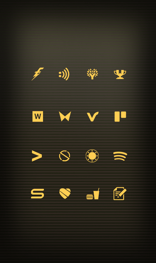 PipTec Amber Icons & Live Wall