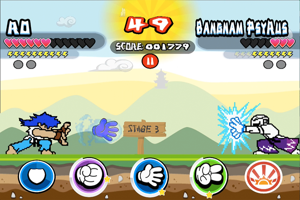 ROSHAMBO FIGHTER+ RPS HADOUKEN