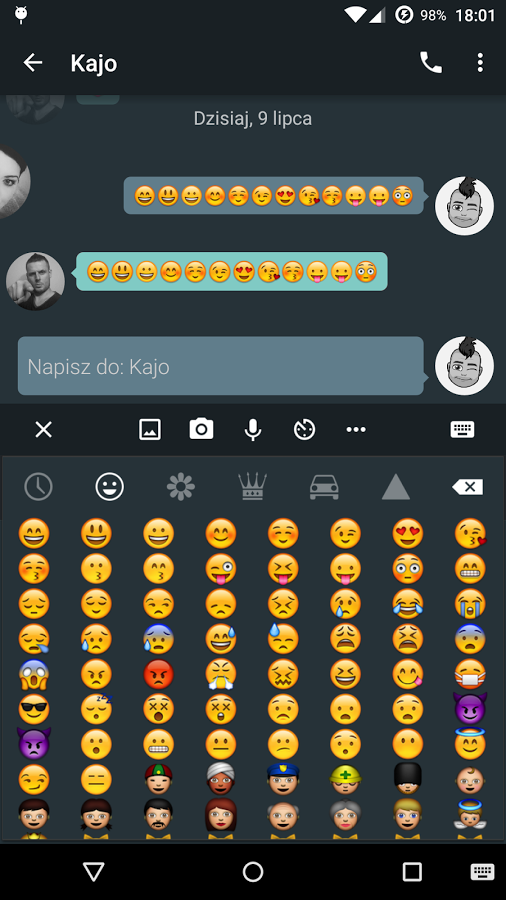 YAATA emoji plugin