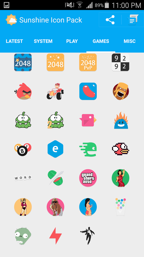 Sunshine Icon Pack (Donation)