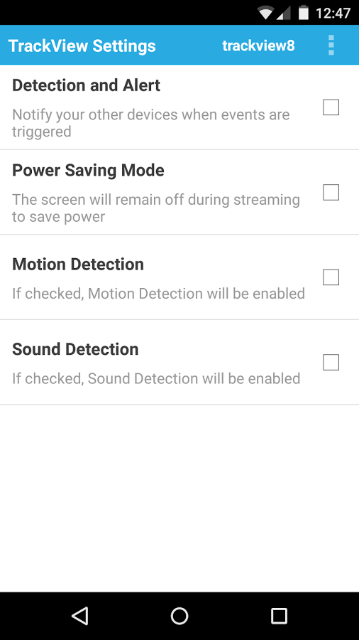 TrackView Settings Pro