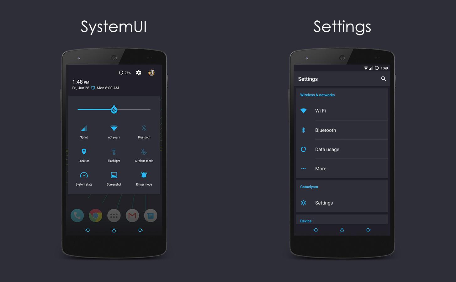 Vapor Blue - Layers Theme