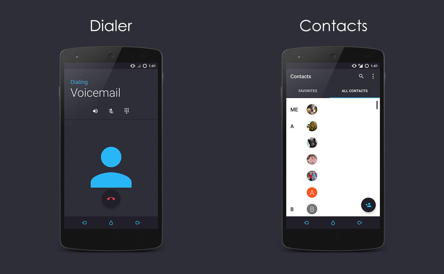 Vapor Blue - Layers Theme