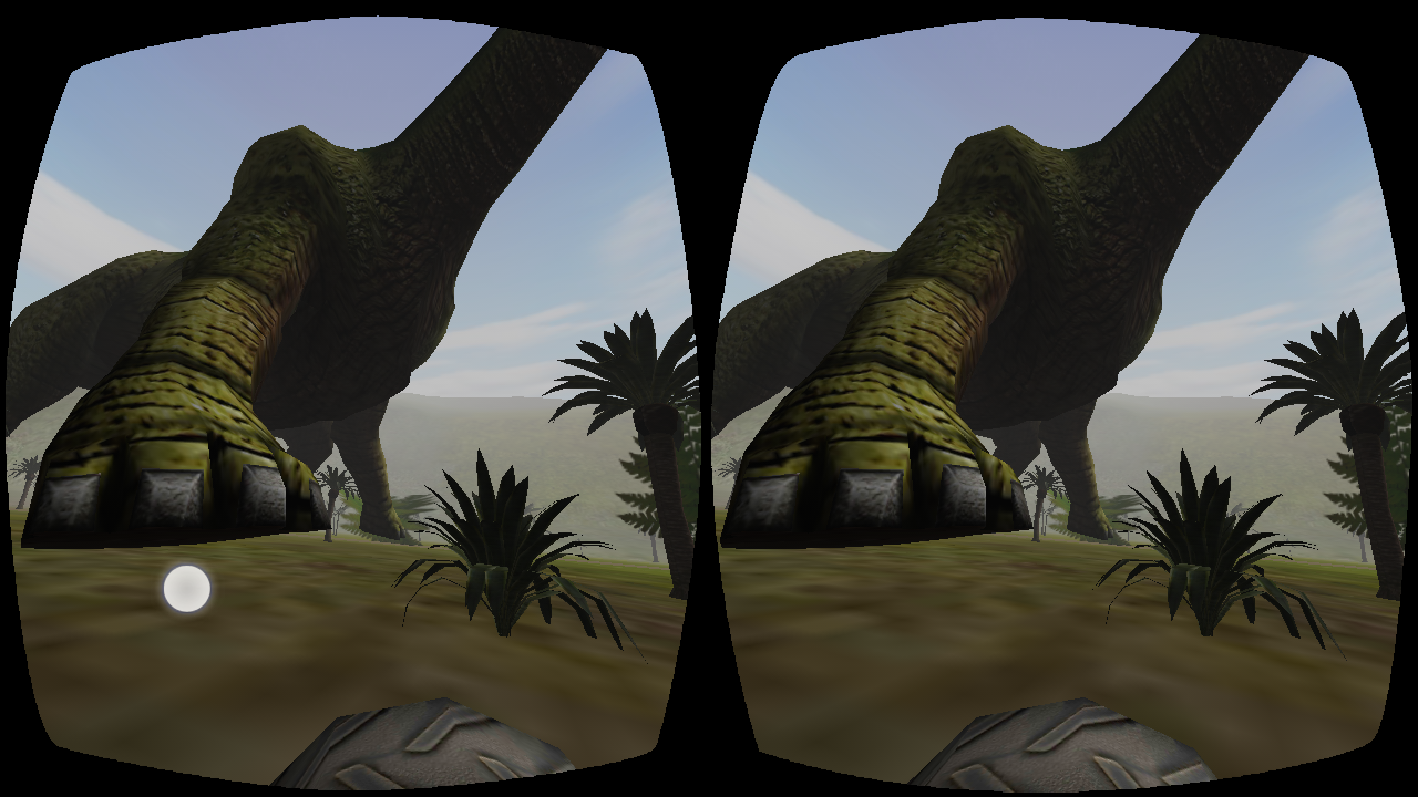 VR  Jurassic Land,cardboard