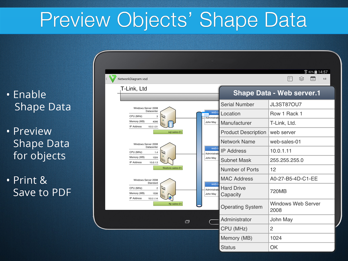 VSD Viewer for Visio Drawings