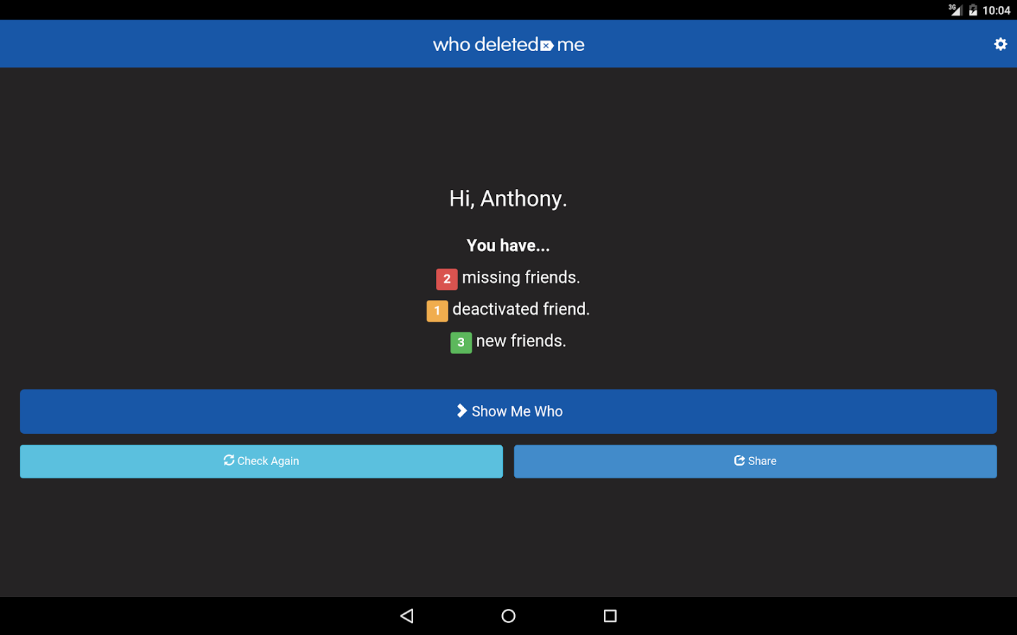 Who Deleted Me on Facebook