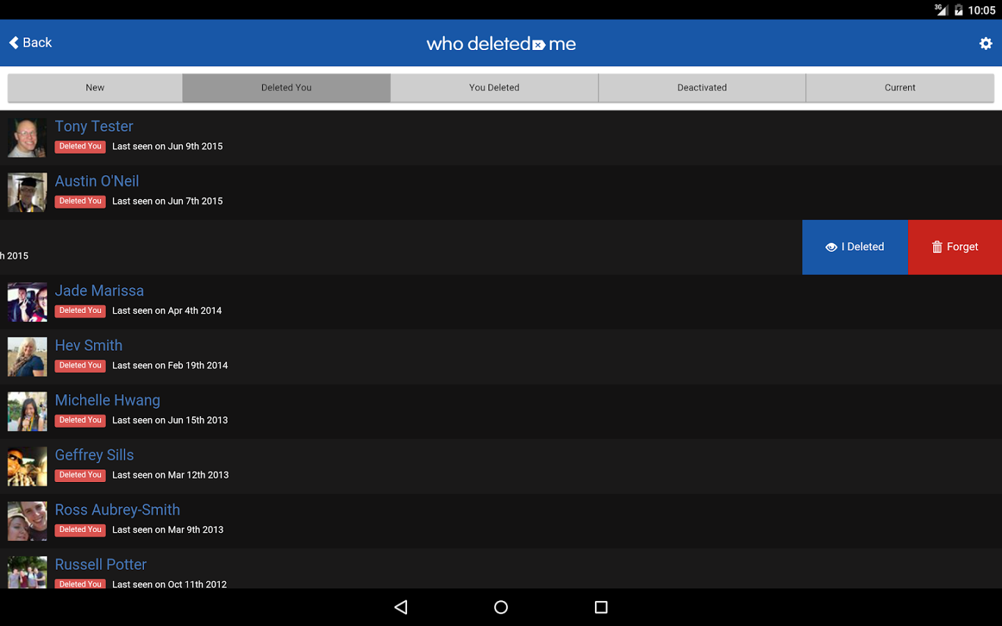 Who Deleted Me on Facebook