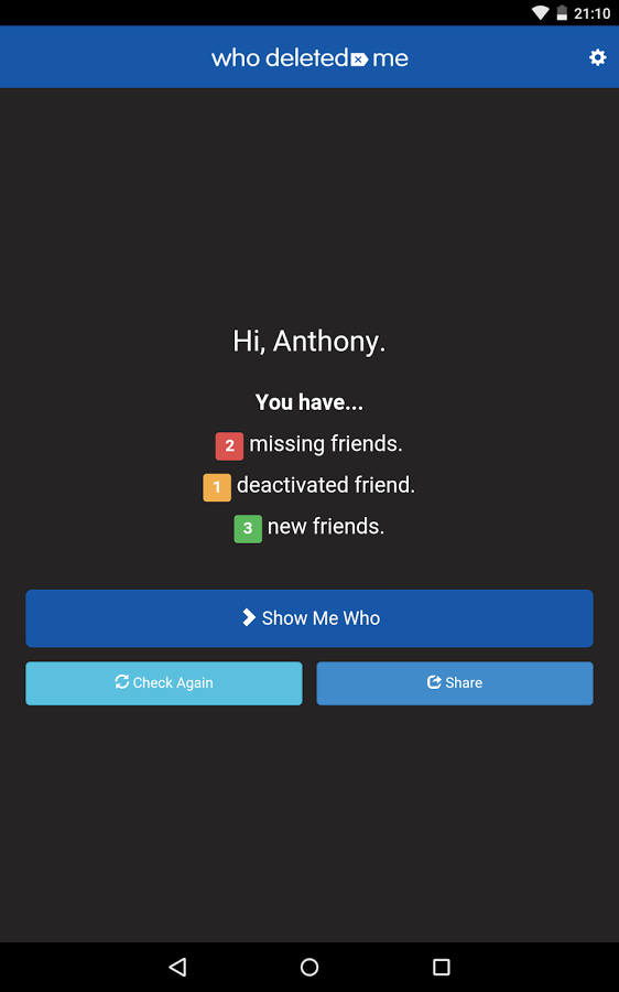 Who Deleted Me on Facebook