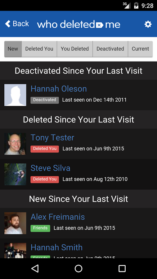Who Deleted Me on Facebook
