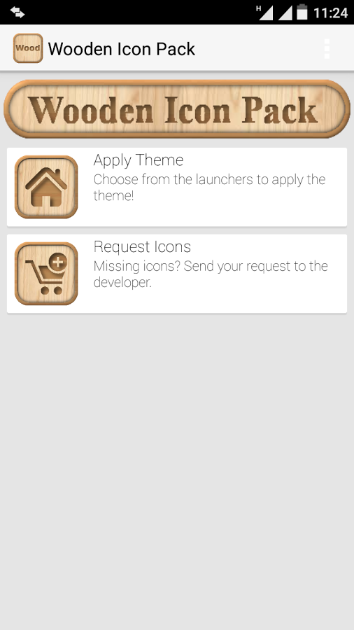 Wooden Icon Pack