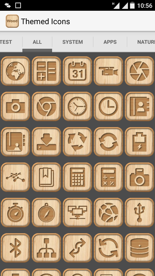 Wooden Icon Pack
