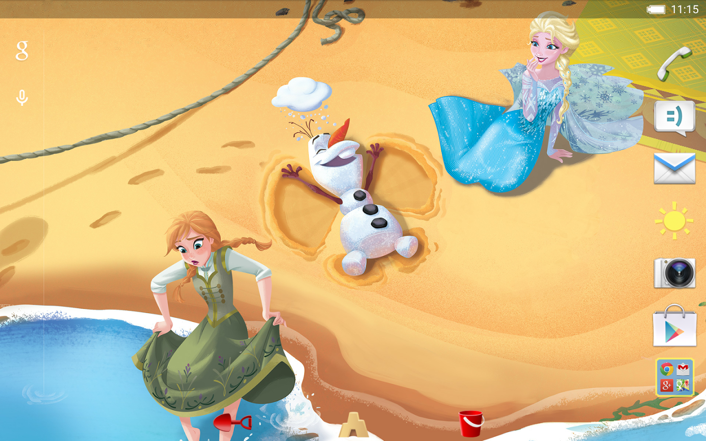 XPERIA™ Frozen Summer Theme