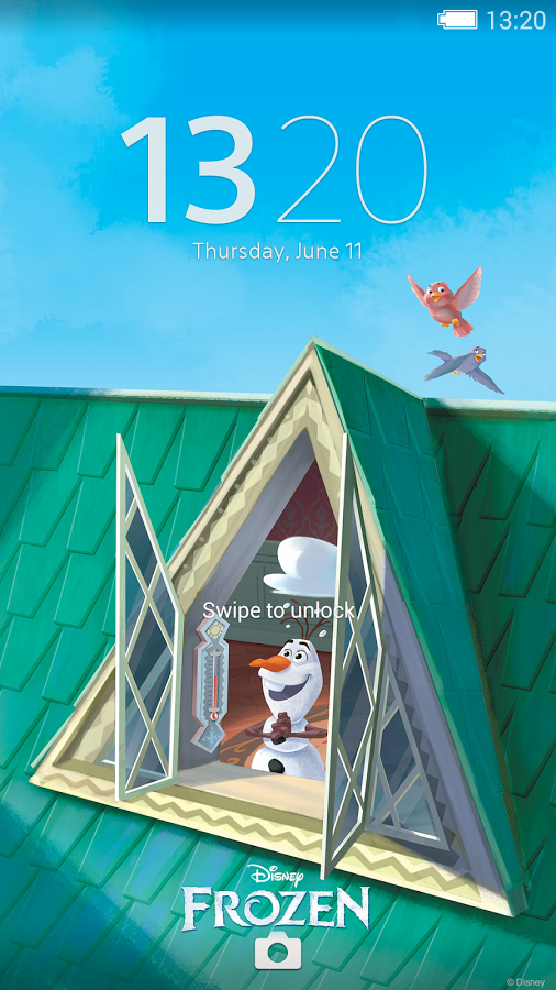 XPERIA™ Frozen Summer Theme