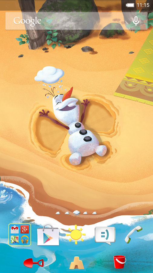 XPERIA™ Frozen Summer Theme