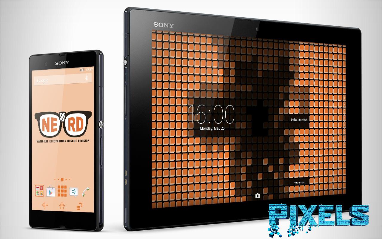 XPERIA™ Pixels  NERD Theme
