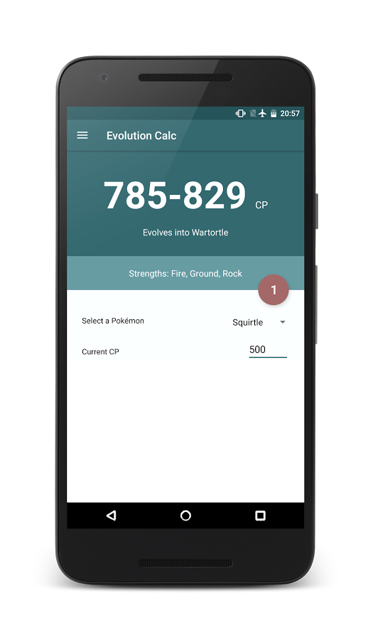Evolution Calc for Pokemon GO