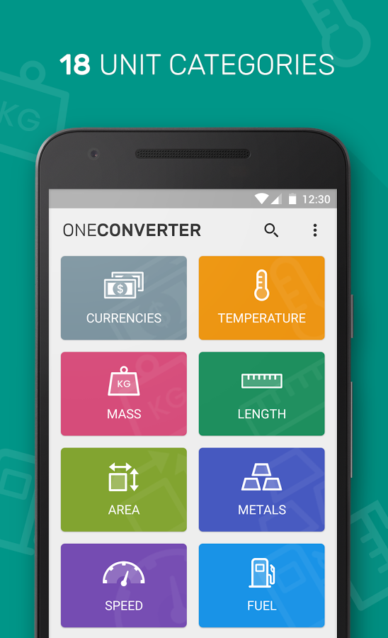 One Unit Converter & Currency