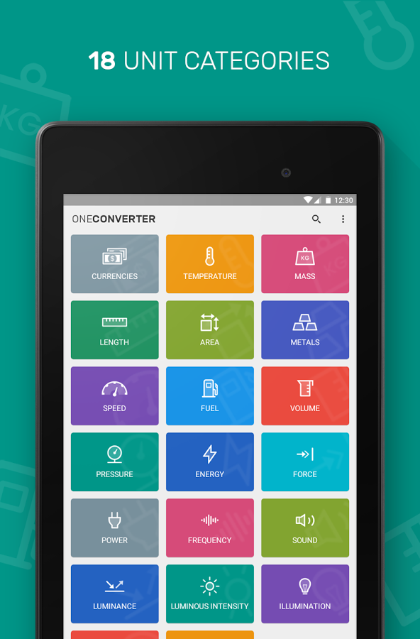 One Unit Converter & Currency