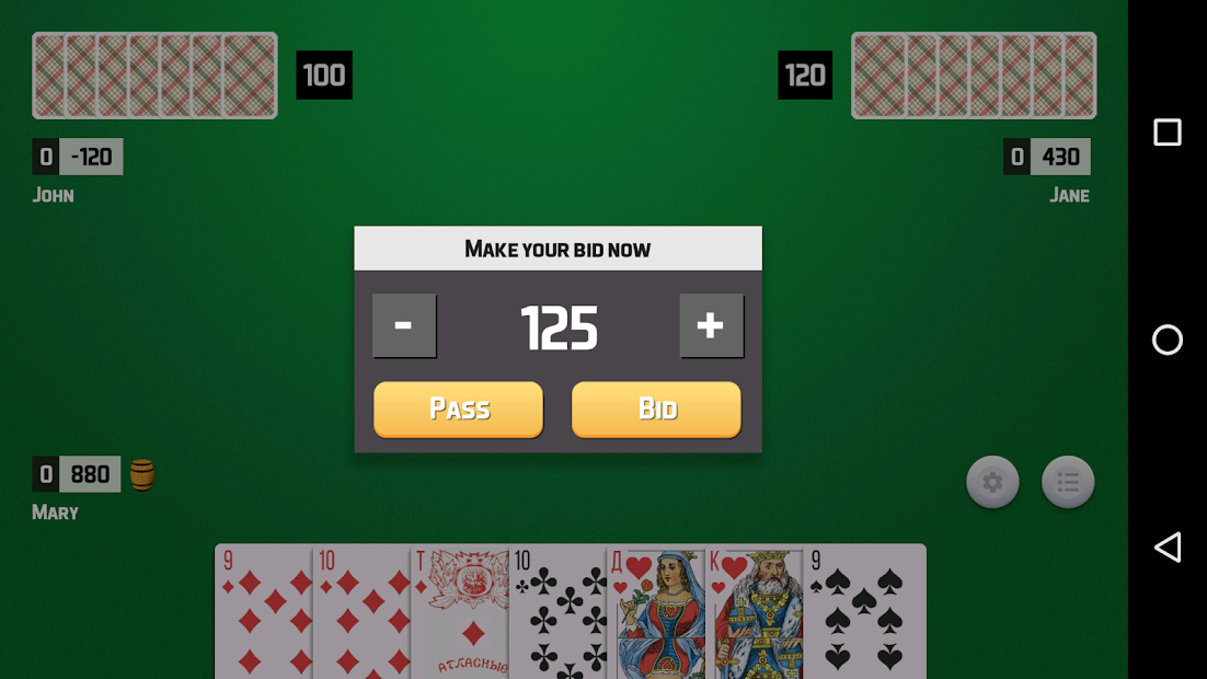 Thousand Card Game (1000)