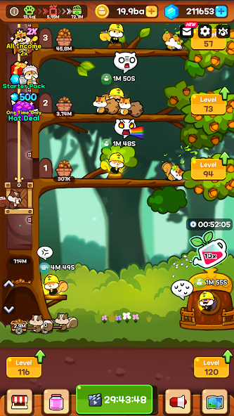 Squirrel Tycoon: Idle Manager