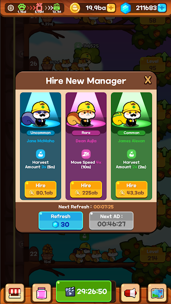 Squirrel Tycoon: Idle Manager