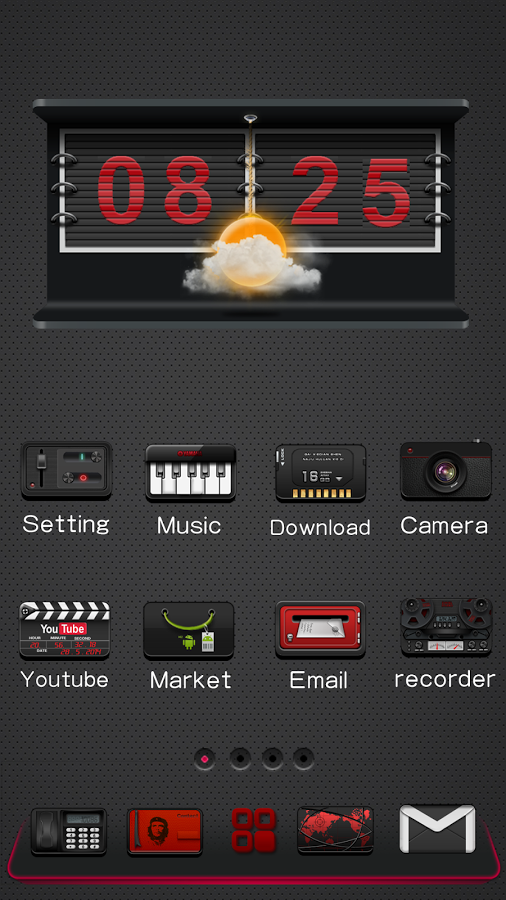 Being A Man GO Launcher Theme