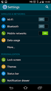 CM11 GALAXY S5 TW theme