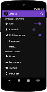 DarkOut Purple CM11 Theme