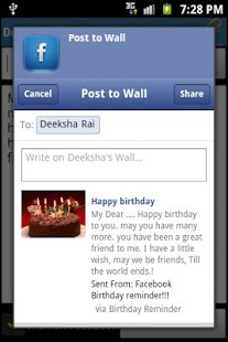 Facebook Birthday Reminder Pro