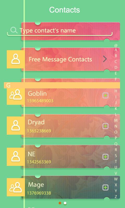 GO SMS PRO CARDS  THEME EX