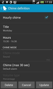 Hourly chime PRO