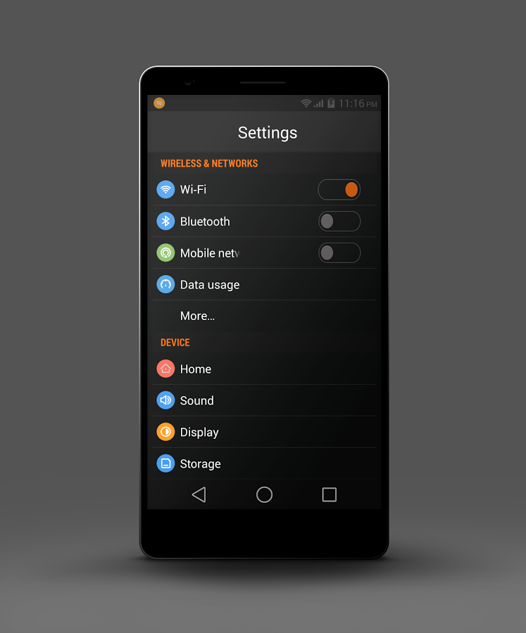 MIUI6 Dark CM11 - PA THEME