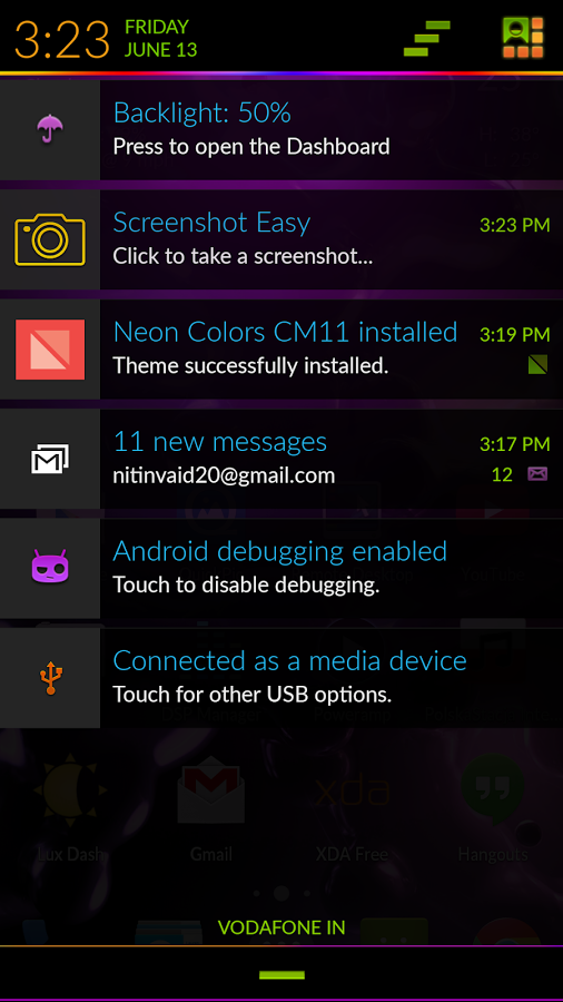 Neon Colors Theme CM11/AOKP