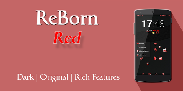 ReBorn Red - AOSP/CM Theme