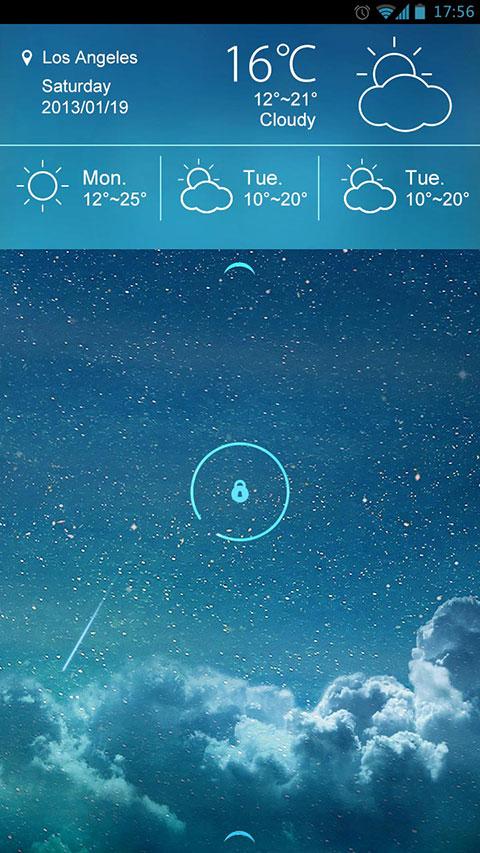 Starry Sky GO Locker Theme