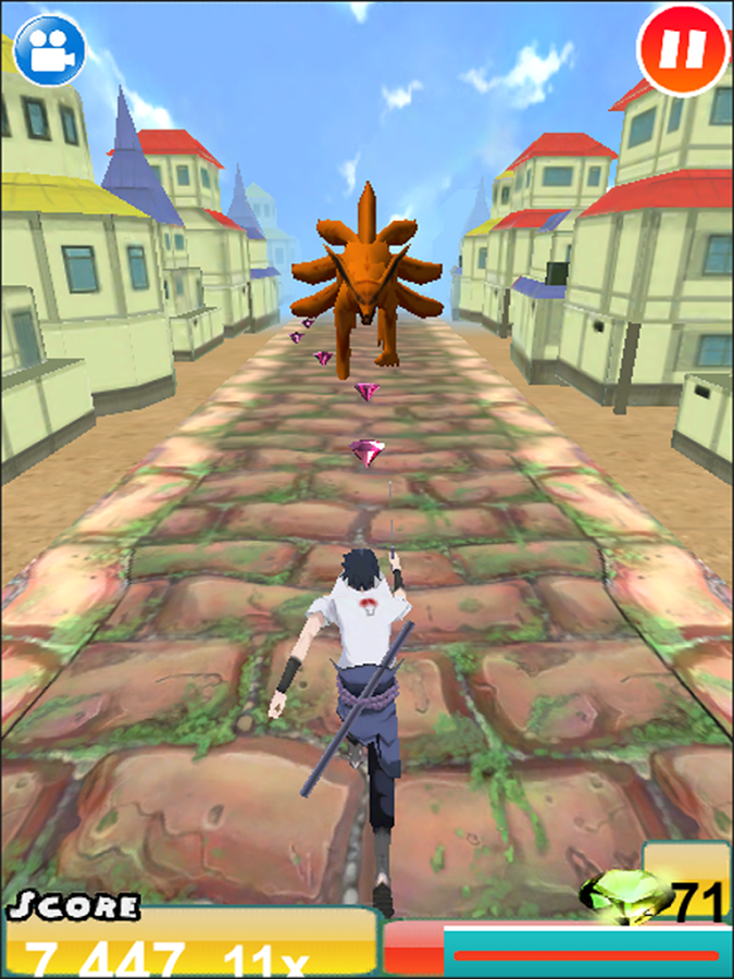 Ultimate Ninja 3D Battle Run: Naruto Shippuden Edition- The