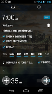 WakeVoice - vocal alarm clock
