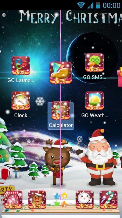 XmasGift Next Launcher Theme