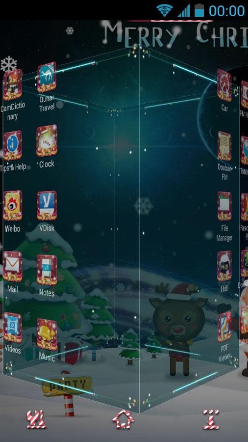 XmasGift Next Launcher Theme