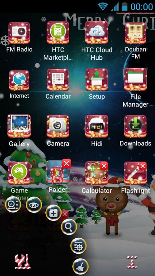 XmasGift Next Launcher Theme