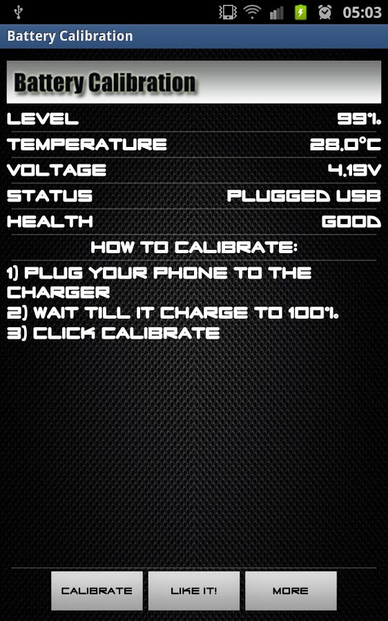 Battery Calibration