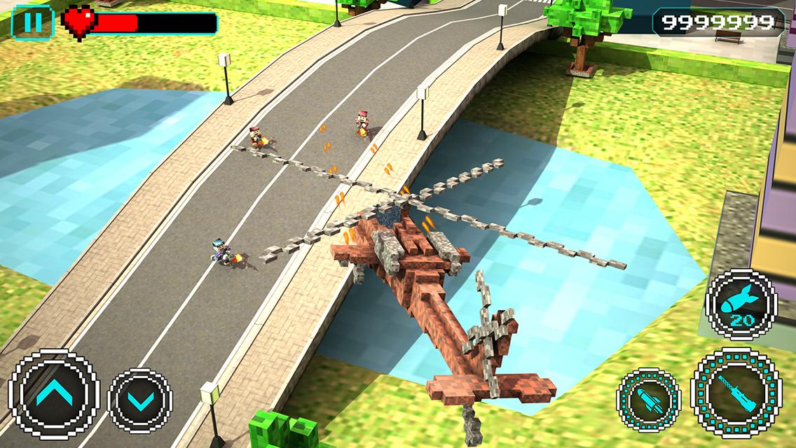 Blocky Copter in Compton (Mod Money)