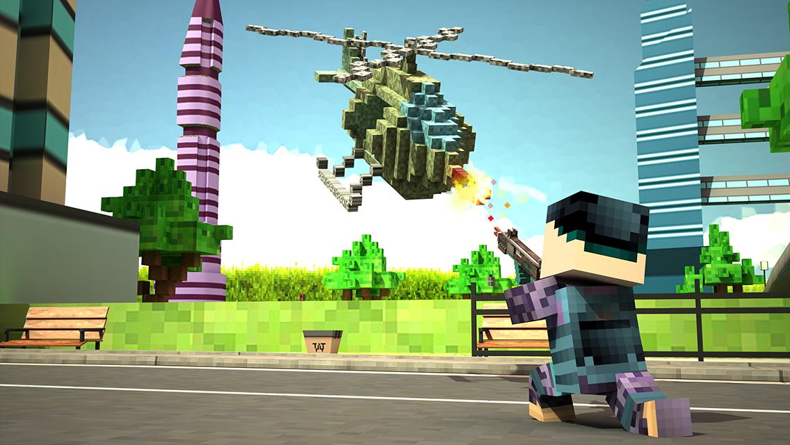 Blocky Copter in Compton (Mod Money)