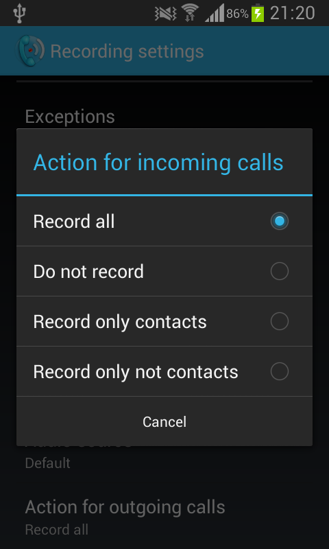 Call recorder (Full)