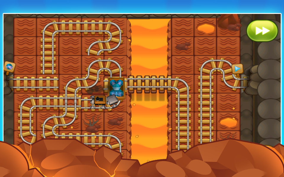 Crazy Mining Car-Puzzle Game