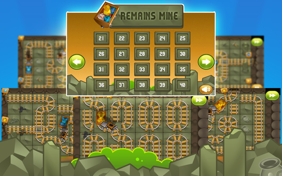 Crazy Mining Car-Puzzle Game