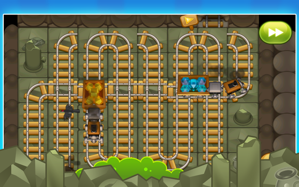 Crazy Mining Car-Puzzle Game