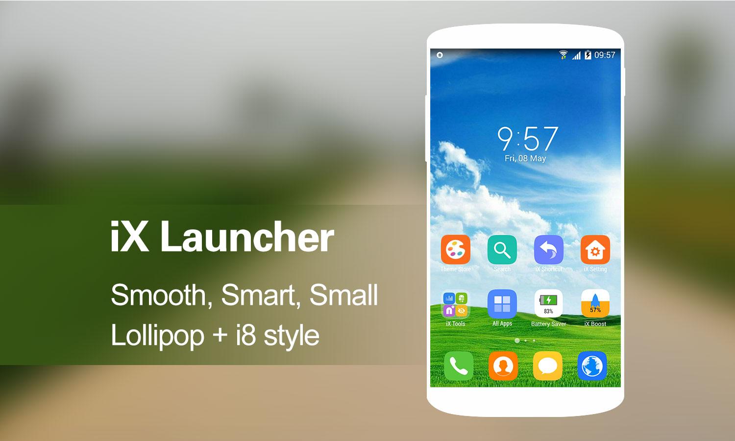 iX Launcher - Android M + iOS8