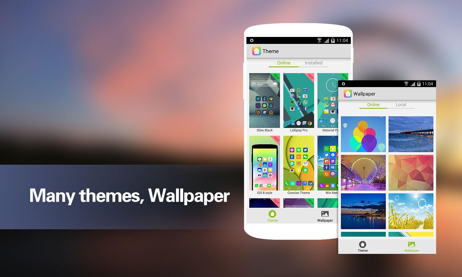iX Launcher - Android M + iOS8