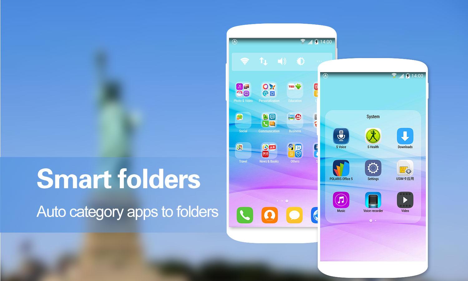 iX Launcher - Android M + iOS8
